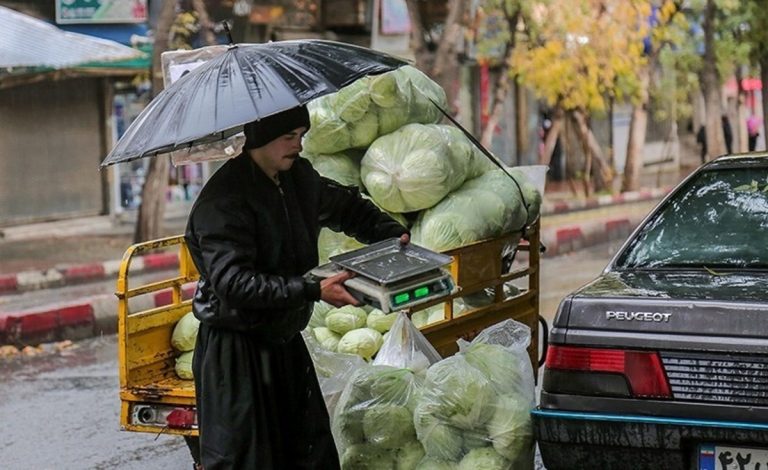 بارش باران سنندج