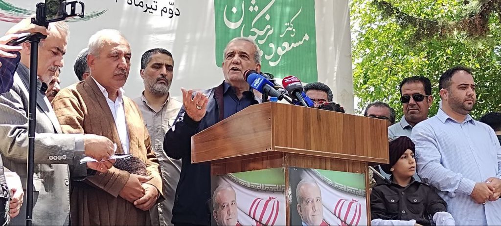 مسعود پزشکیان- سنندج