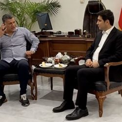 دیدار علی دایی با استاندار کردستان